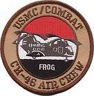 USMC CH 46 Air Crew Combat FROG Helicopter Patch