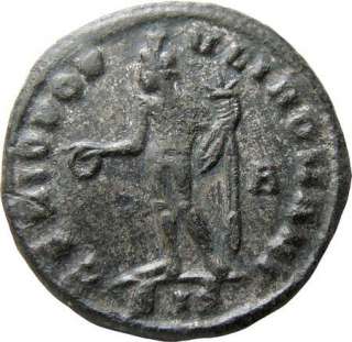 authentic ancient roman coin diocletian ae follis 299 ad obverse imp 
