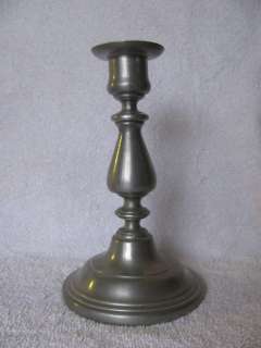 INTERNATIONAL PEWTER COMPANY CANDLE STICK 7 5/8 INCH HIGH #277 15 1