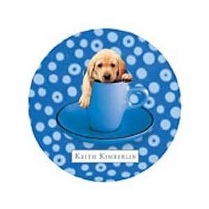  Yellow Lab in Cup Coaster Set
