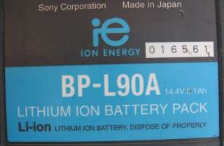 Sony BP L90A Lithium ION Camcorder Camera Battery Pack  