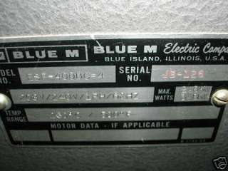 Blue M ESP 400BC 4 260°C/500°C Works Cheap  