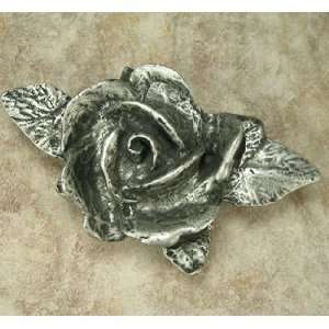 Anne At Home Cabinet Hardware 115 Single Rose Lg Pull Pewter w Terra 