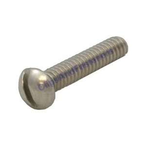  25 1/4 20X1 1/4 Slotted Rd Hd Mach Screw 18 8 Stainless 