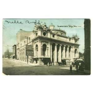  Willis Wood Theatre Postcard Kansas City MO 1900s 