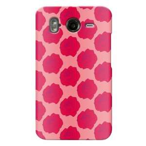  Second Skin HTC Desire HD Print Cover (Rose/Salmon Pink 