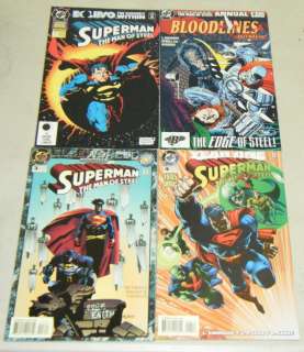 SUPERMAN The Man of Steel Annual #1,2,3,4   M.D. Bright  