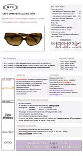 TODS TO 0015 SUNGLASSES,NEW ALL COLORS AUTHENTIC TO015,TO05 ,TODS 15 