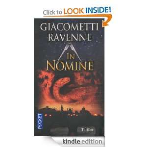 In Nomine (Policier / thriller) (French Edition) GIACOMETTI RAVENNE 
