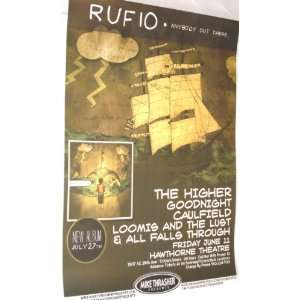  Rufio Poster   Ship Concert Flyer