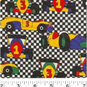    45 Wide Speedy Machines Fabric By The Yard Arts, Crafts & Sewing