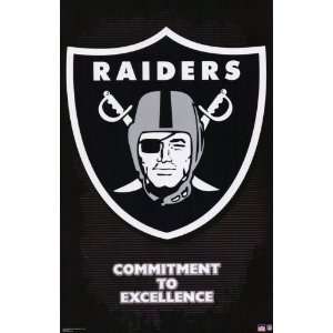 Oakland Raiders (Logo   Commitment to Excellence) Sports 