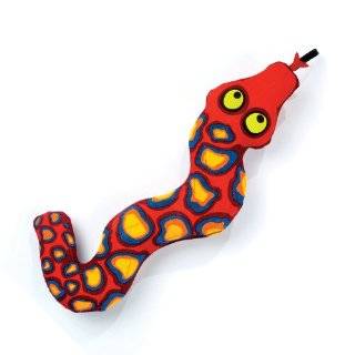 Fat Cat Incredible Strapping Yankers Dog Toy, Snake (Colors May Vary 
