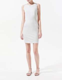 Auth. ZARA WOMAN Summer 2012 collection DRESS WITH GUIPURE LACE BACK 