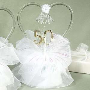  50th Anniversary Heart Cake Top