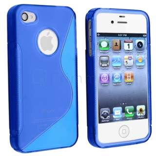 item accessory Rubber Gel Plastic Back Case Cover For iPhone 4 4G s 