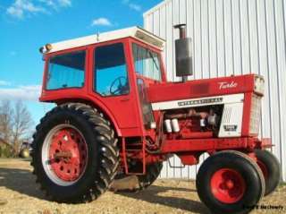 International Harvester 1066 Diesel Farm Tractor With Cab  
