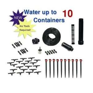  Standard Drip Irrigation Kit for Container Gardening 
