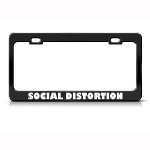 Social Distortion Humor Funny Metal license plate frame Tag Holder