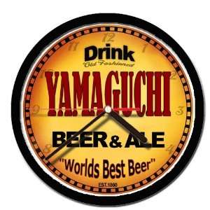  YAMAGUCHI beer and ale cerveza wall clock 