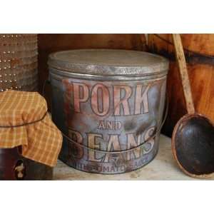 Pork & Beans Tin Bucket Kettle  Grocery & Gourmet Food