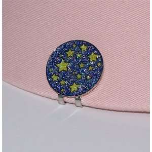 Starry Night Golf Ball Marker with Magnetic Clip  Sports 