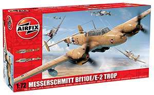 72 Me Bf 110E/E 2 Trop airfix 03081  