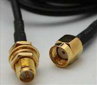 10ft FEMALE TO MALE RP SMA COAXIAL EXTENSION CABLE WIFI  