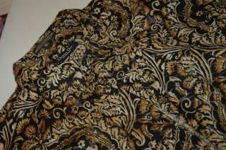 CHRISTIAN DIOR Monsieur Long Sleeve Casual Brown Floral Prints Shirt 