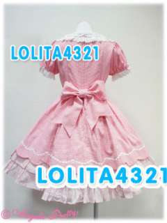 Trendy Sweet Pink Leisure Love Lolita Handmade Costume Dress Demon 
