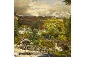 Falls of Dochart Scottish Highlands Killin Oil Painting  