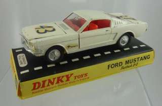 Vintage Dinky Mustang Fastback 2+2 #161 Diecast Car Made In England 