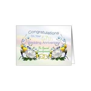  57th Grandparents Anniversary Congratulations Card Health 