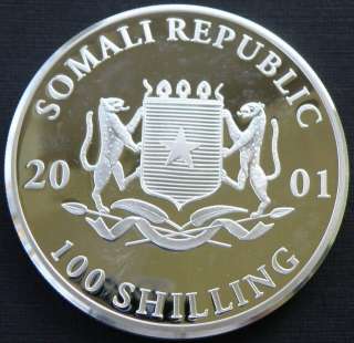 USA 2001 Somalia 100 Shilling PR  
