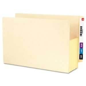  5 1/4 Inch Expansion Straight Tab File Pockets with Tyvek 