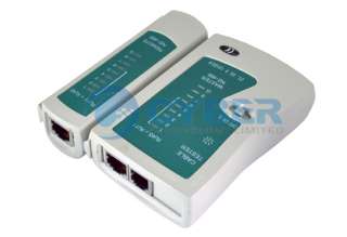 Network Crimper Connector 100 RJ45 CAT5 Cable Tester  