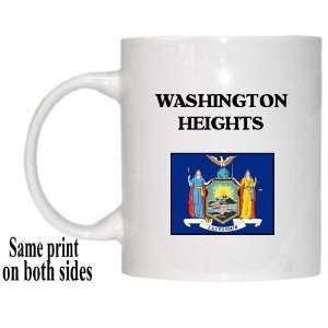  US State Flag   WASHINGTON HEIGHTS, New York (NY) Mug 
