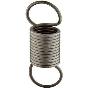  Wire Extension Spring, Steel, Inch, 1.25 OD, 0.135 Wire Size, 5.5 