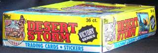 1991 DESERT STORM series 2 Topps unopened Box  
