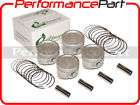 Pistons with Rings Nissan 2.4 83 89 Z24 Z24i SOHC (Fits Nissan)