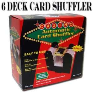  911596   6 Deck Playing Card Shuffler