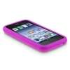 Orange+Purple Case+Privacy Protector for iPhone 3 G 3GS  