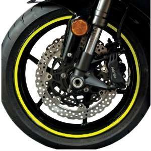  FLU Design F 60606 Flo. Yellow Sport Bike Wheel Trim Decal 