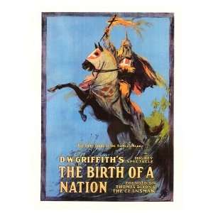  Birth of a Nation Movie Poster, 11 x 15.5 (1915)