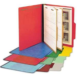  S J Paper Standard Six Section Classification Folders 
