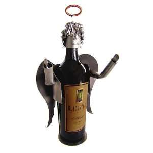   Steel Wine Bottle Caddy or Wine Display by Guenter Scholz   6157 LI