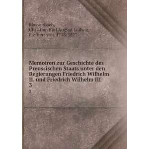   Karl August Ludwig, Freiherr von, 1758 1827 Massenbach Books