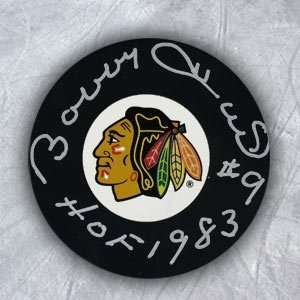 Bobby Hull Chicago Blackhawks Autographed/Hand Signed Hockey Puck W 
