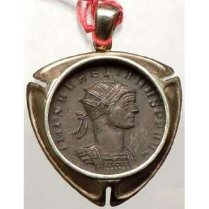   Pendant w 274AD Authentic Ancient Roman Coin AURELIAN 