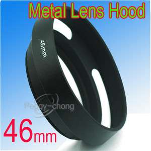 46mm Metal Lens Hood For Panasonic 20mm f/1.7 14mm 2.5  